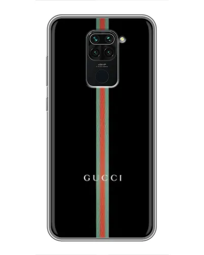 Чехол для Xiaomi Redmi Note 9 с картинкой «Gucci — строгая линия» Чехол для Xiaomi Redmi Note 9 с картинкой «Gucci — строгая линия»