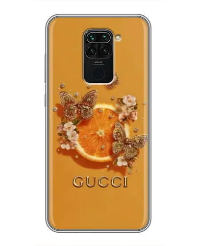 Чехол для Xiaomi Redmi Note 9 с картинкой «Gucci — золотые бабочки» Чехол для Xiaomi Redmi Note 9 с картинкой «Gucci — золотые бабочки»