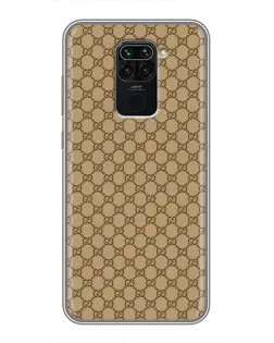 Чехол для Xiaomi Redmi Note 9 с картинкой «Gucci — классический беж» Чехол для Xiaomi Redmi Note 9 с картинкой «Gucci — классический беж»