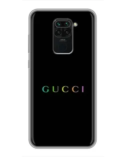 Чехол для Xiaomi Redmi Note 9 с картинкой «Gucci — неоновый минимализм» Чехол для Xiaomi Redmi Note 9 с картинкой «Gucci — неоновый минимализм»