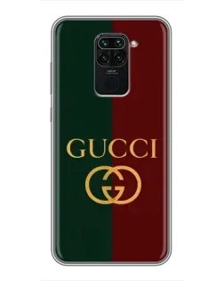 Чехол для Xiaomi Redmi Note 9 с картинкой «Gucci — темно-зеленый градиент» Чехол для Xiaomi Redmi Note 9 с картинкой «Gucci — темно-зеленый градиент»