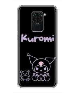 Чохол для Xiaomi Redmi Note 9 з картинкою «Kuromi — чорний мінімалізм» Чохол для Xiaomi Redmi Note 9 з картинкою «Kuromi — чорний мінімалізм»