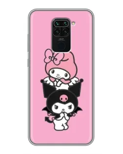 Чохол для Xiaomi Redmi Note 9 з картинкою «My Melody та Kuromi» Чохол для Xiaomi Redmi Note 9 з картинкою «My Melody та Kuromi»