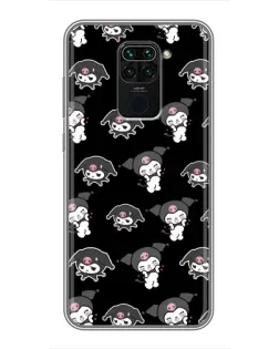 Чохол для Xiaomi Redmi Note 9 з картинкою «Чорний паттерн Kuromi» Чохол для Xiaomi Redmi Note 9 з картинкою «Чорний паттерн Kuromi»