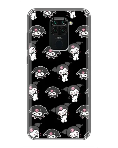 Чохол для Xiaomi Redmi Note 9 з картинкою «Чорний паттерн Kuromi» Чохол для Xiaomi Redmi Note 9 з картинкою «Чорний паттерн Kuromi»