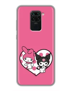 Чохол для Xiaomi Redmi Note 9 з картинкою «Kuromi та My Melody» Чохол для Xiaomi Redmi Note 9 з картинкою «Kuromi та My Melody»