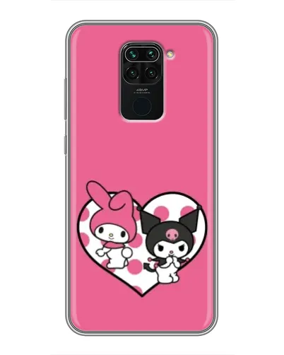 Чохол для Xiaomi Redmi Note 9 з картинкою «Kuromi та My Melody» Чохол для Xiaomi Redmi Note 9 з картинкою «Kuromi та My Melody»
