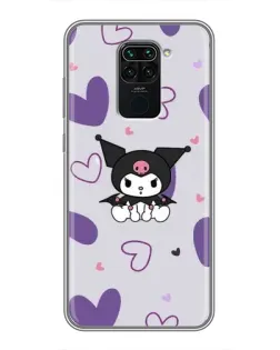 Чохол для Xiaomi Redmi Note 9 з картинкою «Kuromi та лавандові серця» Чохол для Xiaomi Redmi Note 9 з картинкою «Kuromi та лавандові серця»