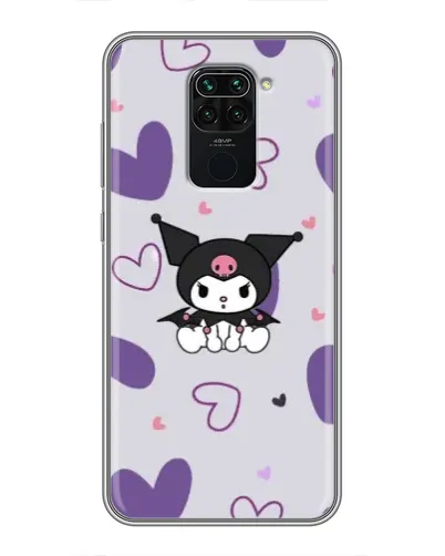 Чохол для Xiaomi Redmi Note 9 з картинкою «Kuromi та лавандові серця» Чохол для Xiaomi Redmi Note 9 з картинкою «Kuromi та лавандові серця»