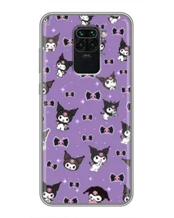 Чохол для Xiaomi Redmi Note 9 з картинкою «Kuromi — патерн» Чохол для Xiaomi Redmi Note 9 з картинкою «Kuromi — патерн»