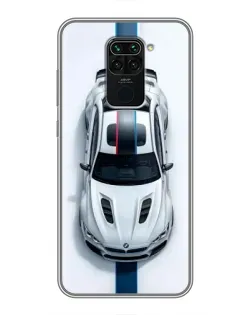 Чохол для Xiaomi Redmi Note 9 з картинкою «Вид зверху — BMW M»
