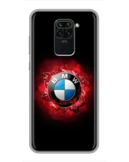 Чохол для Xiaomi Redmi Note 9 з картинкою «Логотип BMW — спалах»