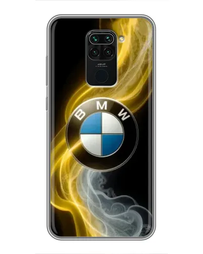 Чохол для Xiaomi Redmi Note 9 з картинкою «Золотистий дим BMW»
