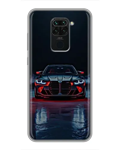 Чохол для Xiaomi Redmi Note 9 з картинкою «BMW на мокрій дорозі»