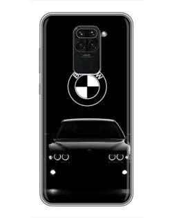Чохол для Xiaomi Redmi Note 9 з картинкою «BMW — погляд з темряви»