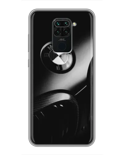 Чохол для Xiaomi Redmi Note 9 з картинкою «Емблема BMW — макро»
