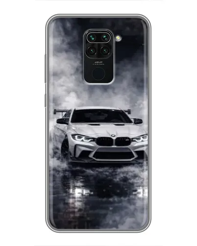 Чохол для Xiaomi Redmi Note 9 з картинкою «BMW крізь туман»