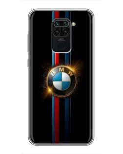 Чохол для Xiaomi Redmi Note 9 з картинкою «BMW M-Power неон»