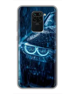Чохол для Xiaomi Redmi Note 9 з картинкою «BMW під дощем»