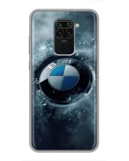 Чохол для Xiaomi Redmi Note 9 з картинкою «Логотип BMW — лід»