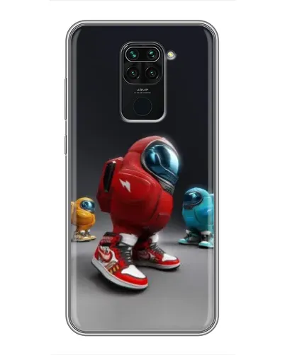 Чехол для Xiaomi Redmi Note 9 с картинкой «Among Us — 3D стиль»