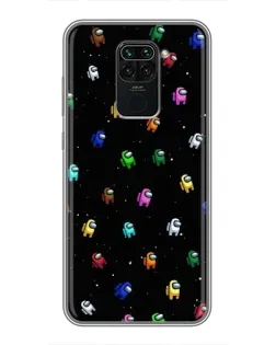 Чехол для Xiaomi Redmi Note 9 с картинкой «Экипаж Among Us» Чехол для Xiaomi Redmi Note 9 с картинкой «Экипаж Among Us»