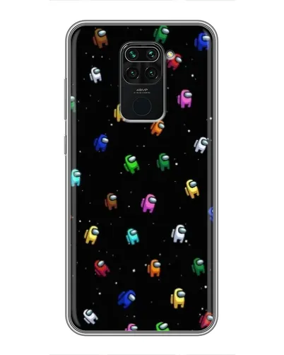 Чехол для Xiaomi Redmi Note 9 с картинкой «Экипаж Among Us»