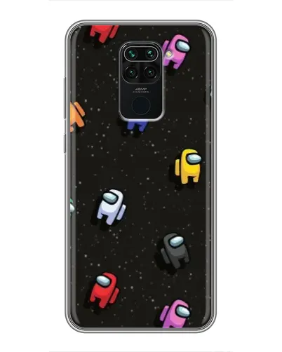 Чехол для Xiaomi Redmi Note 9 с картинкой «Космический паттерн Among Us»