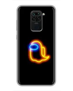 Чехол для Xiaomi Redmi Note 9 с картинкой «Among Us неоновое сияние» Чехол для Xiaomi Redmi Note 9 с картинкой «Among Us неоновое сияние»
