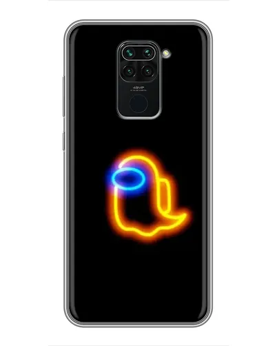 Чехол для Xiaomi Redmi Note 9 с картинкой «Among Us неоновое сияние»