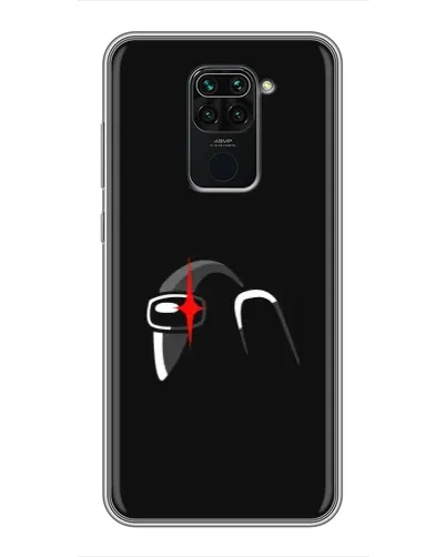 Чехол для Xiaomi Redmi Note 9 с картинкой «Among Us шлем»