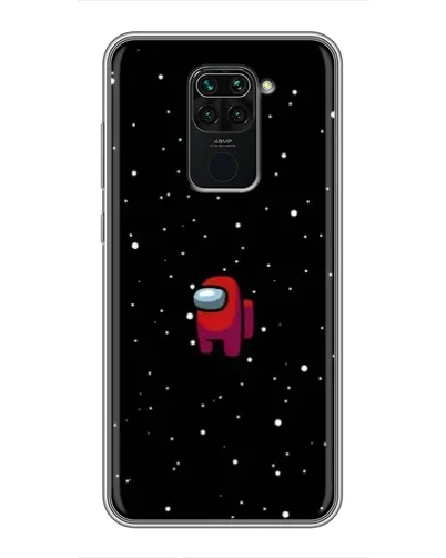 Чехол для Xiaomi Redmi Note 9 с картинкой «Красный Among Us»