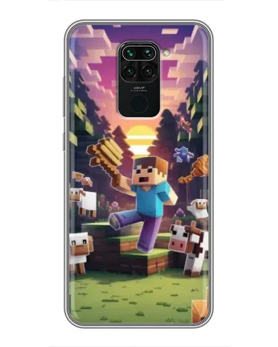 Чохол для Xiaomi Redmi Note 9 з картинкою «Стів на фермі» Чохол для Xiaomi Redmi Note 9 з картинкою «Стів на фермі»