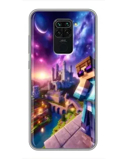 Чохол для Xiaomi Redmi Note 9 з картинкою «Стів та космос»