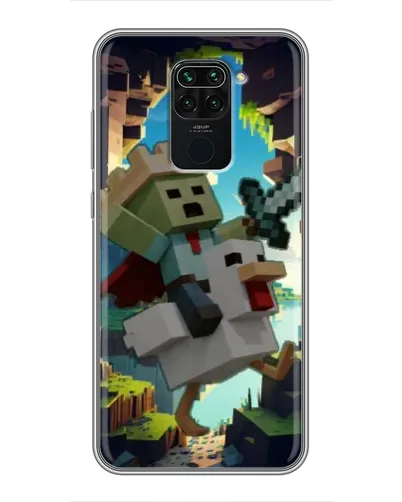 Чохол для Xiaomi Redmi Note 9 з картинкою «Стів та гусь»