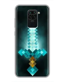 Чохол для Xiaomi Redmi Note 9 з картинкою «Алмазний меч неон»