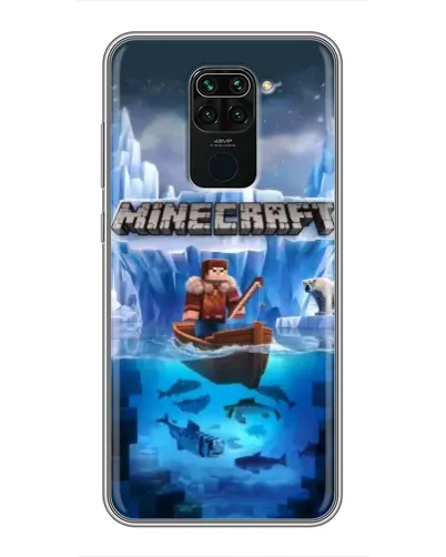 Чохол для Xiaomi Redmi Note 9 з картинкою «Minecraft льодянийсвіт» Чохол для Xiaomi Redmi Note 9 з картинкою «Minecraft льодянийсвіт»
