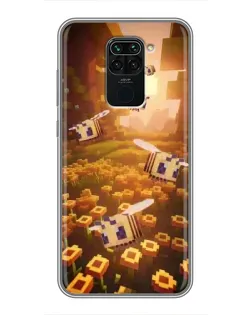 Чохол для Xiaomi Redmi Note 9 з картинкою «Поле соняшників»