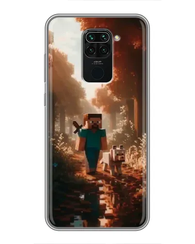 Чохол для Xiaomi Redmi Note 9 з картинкою «Стів у лісі» Чохол для Xiaomi Redmi Note 9 з картинкою «Стів у лісі»