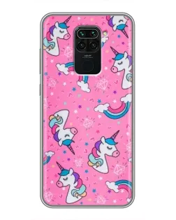 Чехол для Xiaomi Redmi Note 9 с картинкой «Unicorn паттерн розовый» Чехол для Xiaomi Redmi Note 9 с картинкой «Unicorn паттерн розовый»
