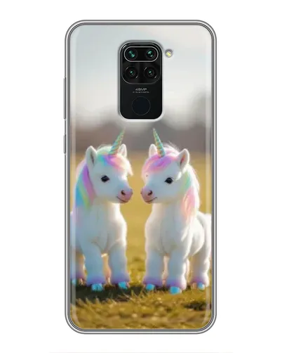 Чохол для Xiaomi Redmi Note 9 з картинкою «Пара єдинорогів» Чохол для Xiaomi Redmi Note 9 з картинкою «Пара єдинорогів»