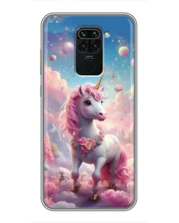 Чехол для Xiaomi Redmi Note 9 с картинкой «Единорог среди облаков» Чехол для Xiaomi Redmi Note 9 с картинкой «Единорог среди облаков»