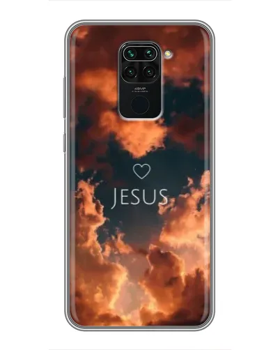 Чохол для Xiaomi Redmi Note 9 з картинкою «Сяйво Імені Jesus»
