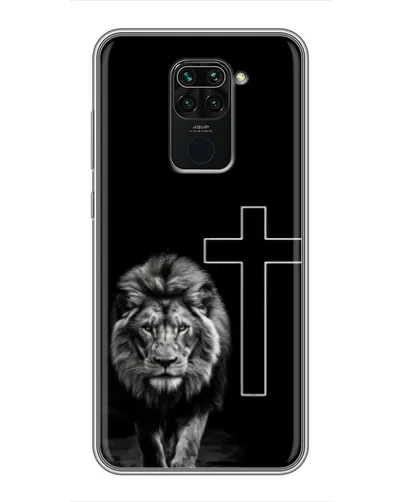 Чохол для Xiaomi Redmi Note 9 з картинкою «Лев та Хрест»