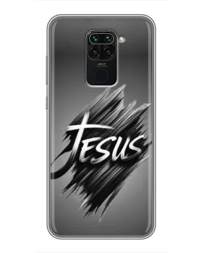 Чохол для Xiaomi Redmi Note 9 з картинкою «Напис Jesus Graffiti»