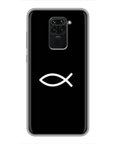 Чехол для Xiaomi Redmi Note 9 с картинкой «Символ рыбы Jesus» Чехол для Xiaomi Redmi Note 9 с картинкой «Символ рыбы Jesus»