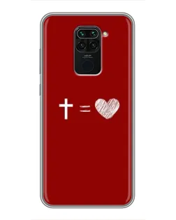 Чехол для Xiaomi Redmi Note 9 с картинкой «Уравнение любви» Чехол для Xiaomi Redmi Note 9 с картинкой «Уравнение любви»