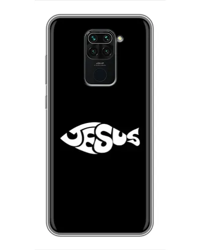 Чехол для Xiaomi Redmi Note 9 с картинкой «Рыба Jesus» Чехол для Xiaomi Redmi Note 9 с картинкой «Рыба Jesus»