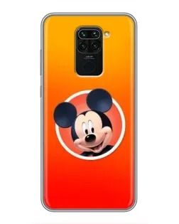 Чехол для Xiaomi Redmi Note 9 с картинкой «Mickey в круге» Чехол для Xiaomi Redmi Note 9 с картинкой «Mickey в круге»