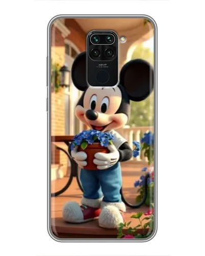 Чохол для Xiaomi Redmi Note 9 з картинкою «Міккі садівник» Чохол для Xiaomi Redmi Note 9 з картинкою «Міккі садівник»